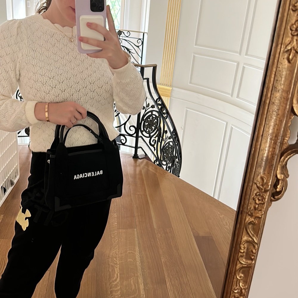 black balenciaga bag new